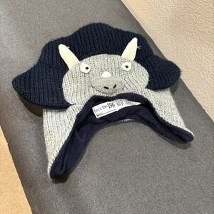 The Children's Place Cute baby blue and grey dinosaur hat size 4T-5T